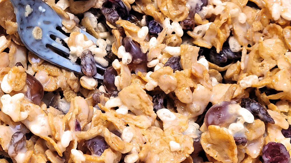 Mixing the ingredients