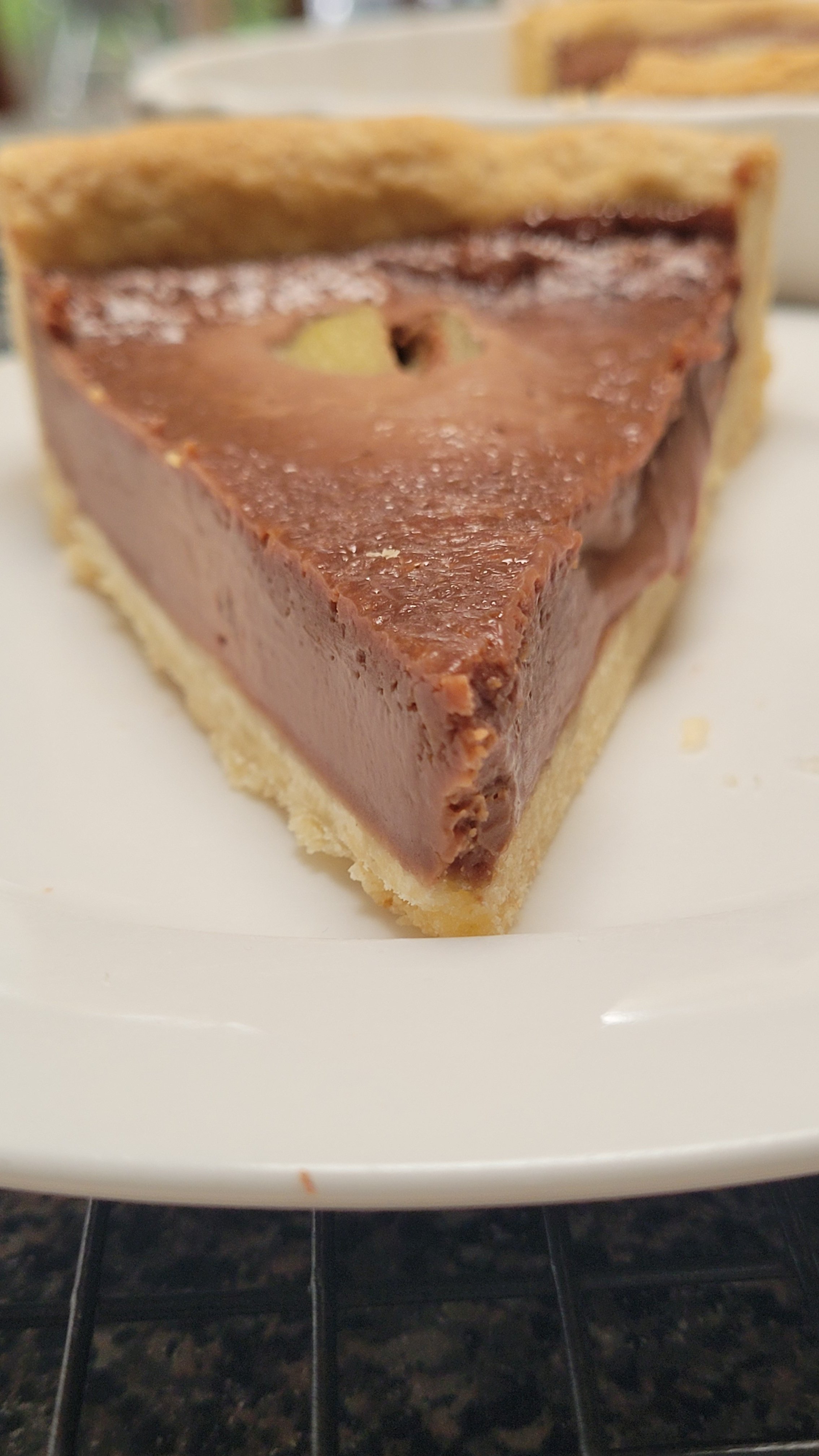 Pear and Choc tart