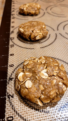 ANZAC Biscuits ready for the oven