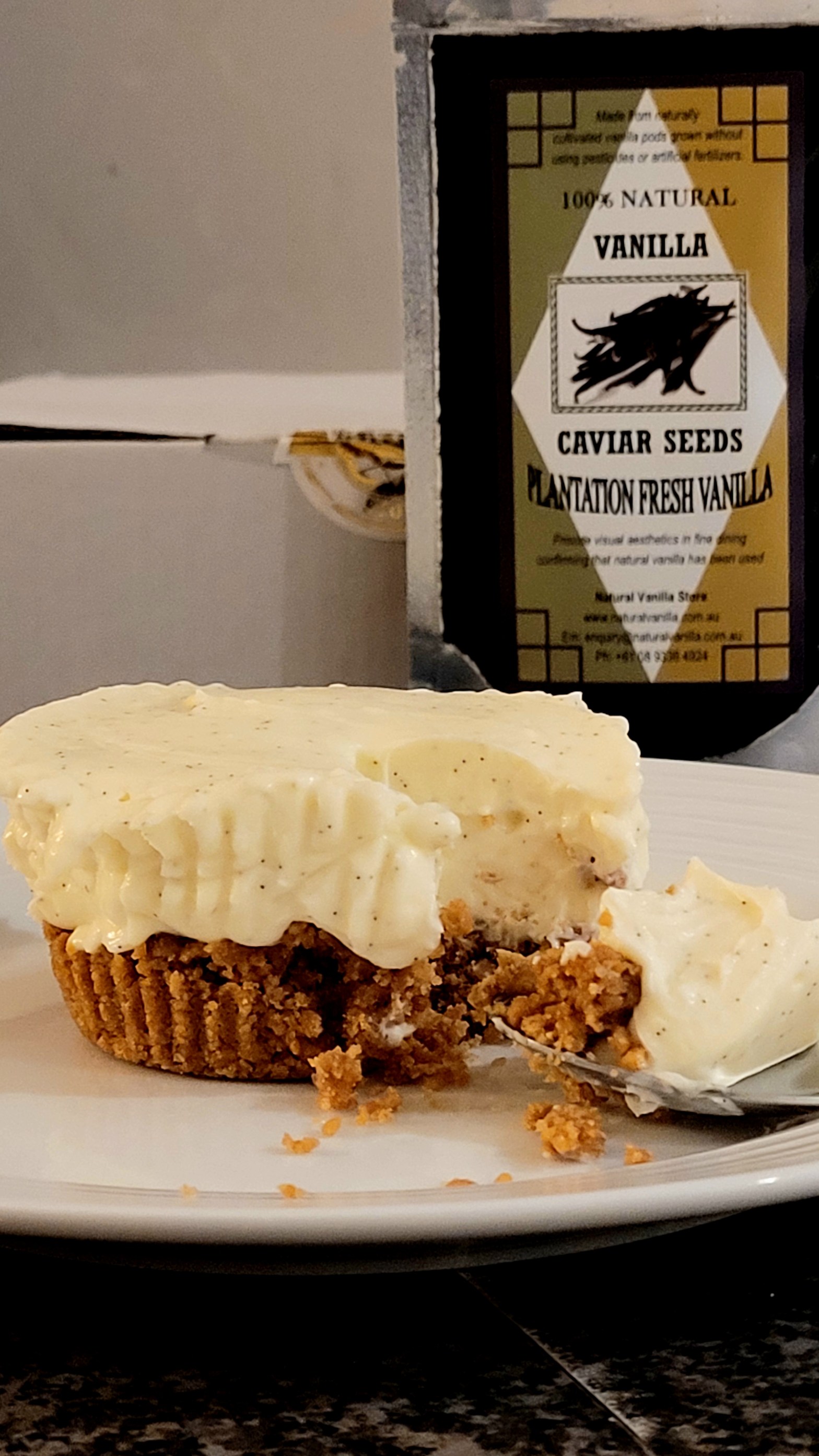 Individual Vanilla Cheesecakes