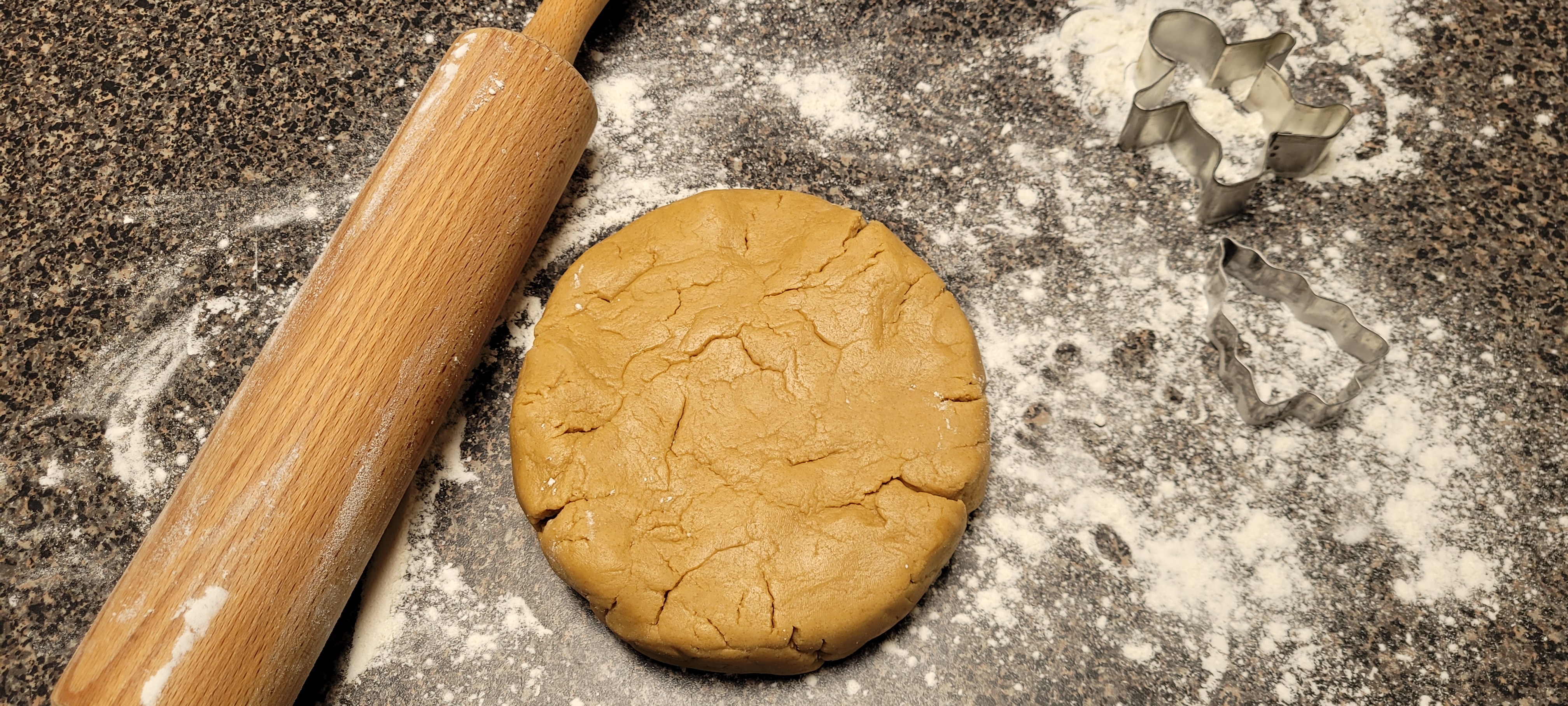 Rolling out the dough