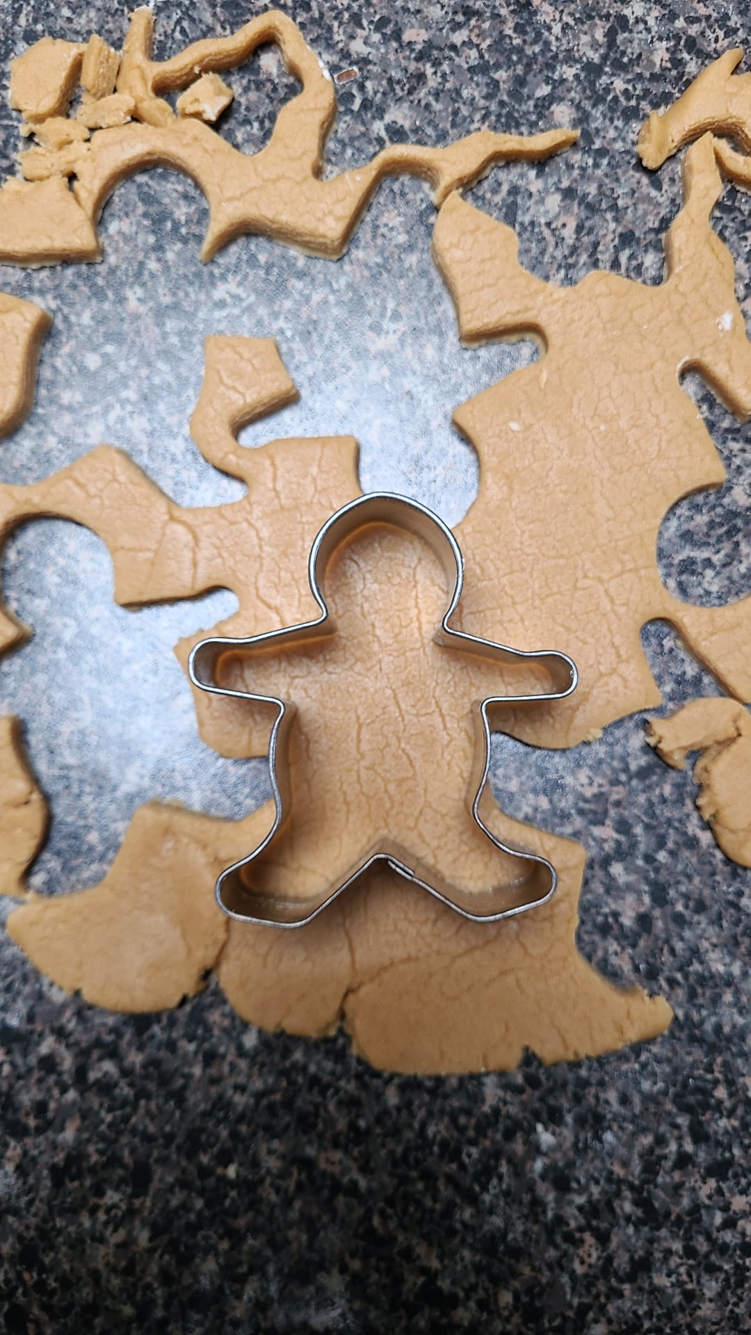 Making Gingerbread men
